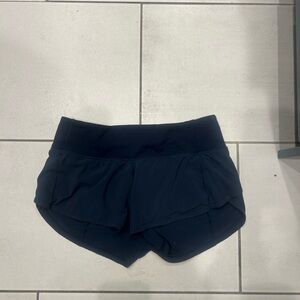 Lululemon navy Speed up shorts 2